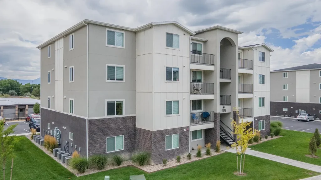 Completed 240-unit Class B multifamily apartment community in Sandy City, Utah — developed under ILCC consulting oversight